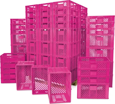 Produktbild von Eurobehälter / Bäckerkiste, 42x 600x400x150mm, 36x 600x400x320 mm, pink