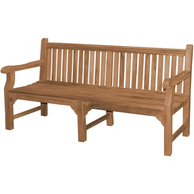 Produktbild von Parkbank Piceno XXL Teak Massivholz extra stark - Breite: 200 cm