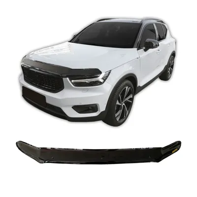 Image de Bra Capot Déflecteur Protection Pour Volvo XC-40 Depuis 2018, Aérodynamique, Assemblage Facile, Aucun perçage requis