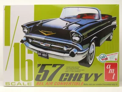 Produktbild von Chevrolet Bel Air Convertible 1957 Kunststoffbausatz Modellauto 1:16 AMT