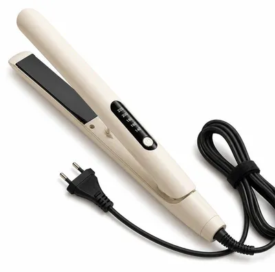Produktbild von 2-in-1 Glätteisen & Lockenstab – 9 Stufen (140–220 °C), LCD, 3D Keramik, Blaulicht – Profi-Haarglätter für alle Haartypen