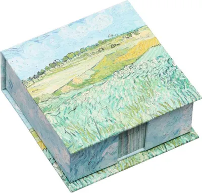 Produktbild von Zettelbox van Gogh, Ebene mit Magnetverschluss, 300 Notizzettel, 100g/m²