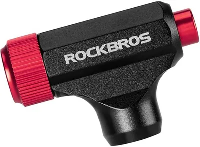 Produktbild von ROCKBROS CO2 Fahrradpumpe Minipumpe für Presta & Schrader Ventile Kartuschenpumpe Schnelles Aufpumpen Von Fahrradreifen für Fahrrad