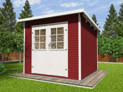 Produktbild von wekaLine Barrie 219 Gr.1, PD L schwedenrot B x T x H 260 x 277 x 218