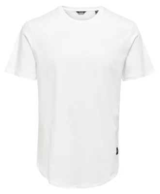 Produktbild von ONLY & SONS Herren T-Shirt onsMATT LONGY SS Tee NOOS, Weiß,XXL