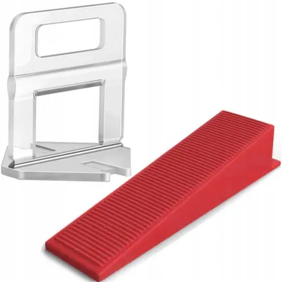 Produktbild von Nivelliersystem für Fliesen 500 Clips + 100 Keile 1mm