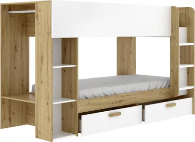 Produktbild von Dmora Schlafzimmer Set Fennera 245,4x109,8x150h cm Weiß