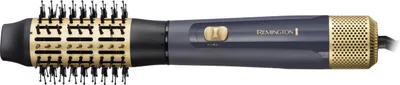 Obrázek produktu pro Remington AS5805 Sapphire Luxe kartáč na sušení a styling, 1000 W, 2 rychlosti, keramický povrch, ionizace, zlatá/tmavomodrá