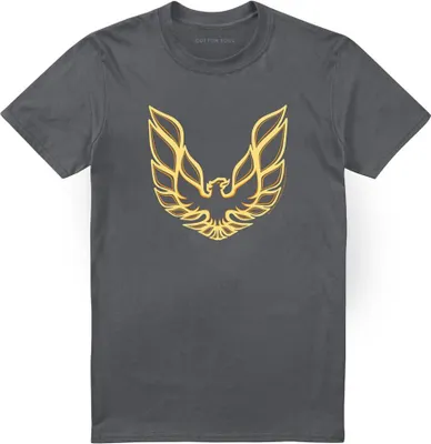Imagen del producto de Camiseta "Iconic Firebird" de Pontiac, uni, para hombre/mujer, modelo TV21166 (talla 4XL), color carbón