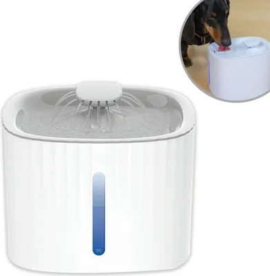 Produktbild von Starlyf® Pet Fountain - Trinkbrunnen, 3 Liter, Brunnen für Katze und Hund, Wasserspender, leise und tragbar, LED, USB