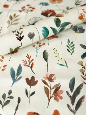 Produktbild von PVC Tischdecke CAMPO Blätter beige bunt Wachstuch · Breite & Länge wählbar · abwaschbare Tischdecke NEU, Größe:120 x 200 cm