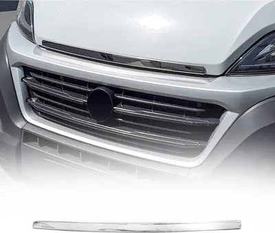 Image de Baguette de Grille de Calandre - pour Peugeot Boxer III 2006-2014 inoxy chromé