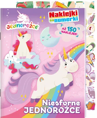 Imagen del producto de Niesforne jednorożce. Moje Jednorożce. Naklejki na numerki