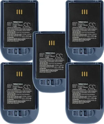 Produktbild von vhbw 5x Akku Ersatz für Siemens S30122-X8008-X38, L30250-F600-C325 für schnurlos Festnetz Telefon (900 mAh, 3,7 V, Li-Ion) Blau Grau