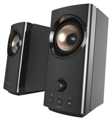Obrázok produktu pre Creative Labs Creative T60, Celý rozsah, 2.0 kanály/kanálov, Káblový a bezdrôtový, 30 W, Čierna