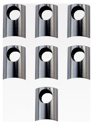 Produktbild von 7 x Querstabhalter aus Edelstahl Ø 22 mm für 10 mm Rundstäbe