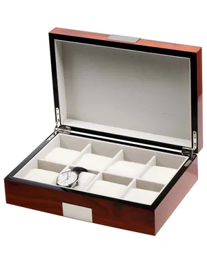 Produktbild von Rothenschild Uhrenbox RS-2022-8RO für 8 Uhren rosewood