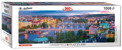 Immagine prodotto di EUROGRAPHICS Puzzle panoramico Praga, Repubblica Ceca 1000 pezzi