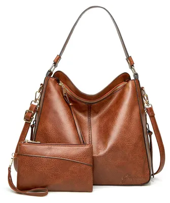 Produktbild von Handtasche Damen Groß Shopper Kunstleder Umhängetasche Tasche Damen Schultertas