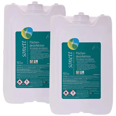 Zdjęcie produktu dla Dezynfekcja powierzchni, płyn do dezynfekcji powierzchni, 2 x 10 litrów