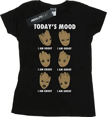 Obrázok produktu pre Strážcovia Galaxie - Dámske tričko "Today's Mood" BI1620 (L) (Black)