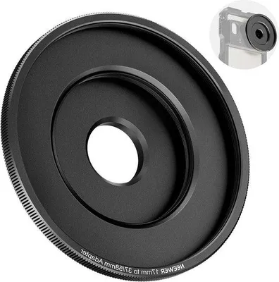Obrázok produktu pre Adaptér na objektív pre iPhone 16 Pro Max Ultra – kompatibilný s objektívmi 37 mm a filtrami 58 mm – pre objektívy 17 mm až 37 mm a 58 mm – kovový adaptér Video-PA062.