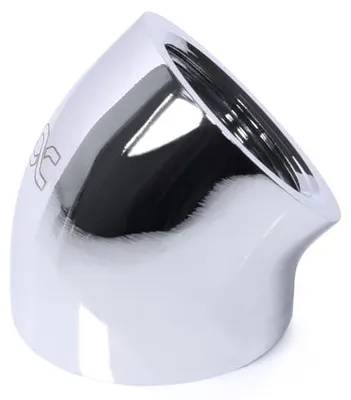 Produktbild von Eiszapfen L-Verbinder 45° G1/4 IG auf G1/4 IG - chrome, Verbindung