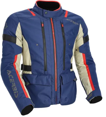Produktbild von Acerbis X-Travel 2.0 Motorrad Textiljacke, blau/rot, M