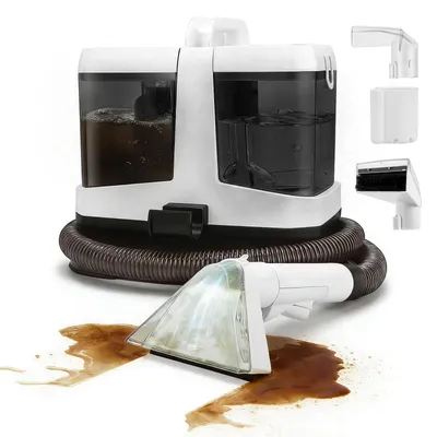 Immagine prodotto di Aspirapolvere e pulitore per cuscini da 600 W, con serbatoio da 1,5 litri per acqua pulita e da 1,6 litri per acqua sporca