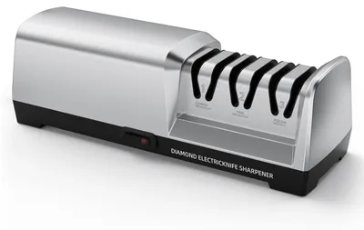 Elektrische Messenslijper, 3 Stufen, 20 W, 2800 U/min, silber