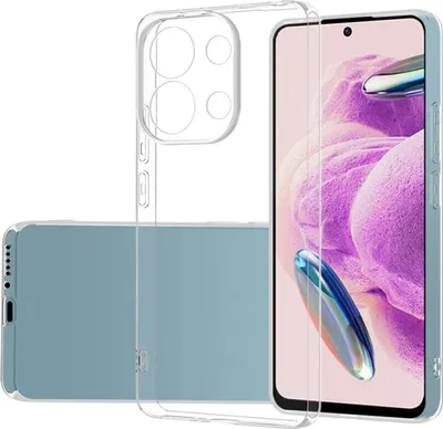 Image de Coque de protection en silicone transparente pour Xiaomi Poco M6 Pro 4G / Redmi Note 13 Pro 4G, coque fine en TPU