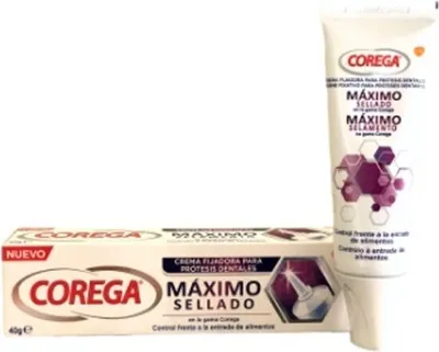 Image de Prothèse dentaire scellée Corega Maximum 40g