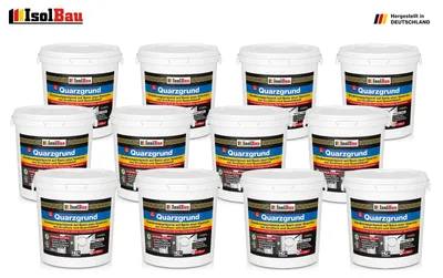 Produktbild von Isolbau Quarzgrund Haftgrund Putzgrund Weiß 300 kg Putz Quarz Grundierung Isolbau