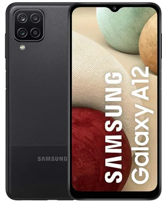 Produktbild von Samsung Galaxy A12 SM-A125F, 16,5 cm (6.5"), 720 x 1600 Pixel, 3 GB, 32 GB, 48 MP, Schwarz