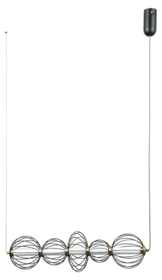 Obrázek produktu pro Závěsné svítidlo LED 18W RABEL PND-344221-5-BK Italux