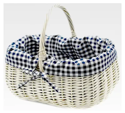 Produktbild von Rattankorb Weidenkorb Einkaufskorb Picknickkorb Tragekorb Vollweide