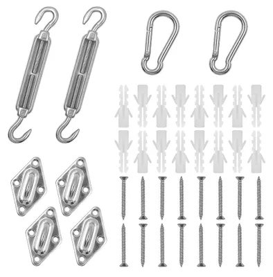 Imagen del producto de Kit de fijación para toldos - Acero inoxidable de 6 mm