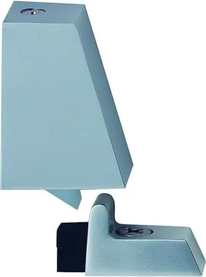 Immagine prodotto di Fermaporta in alluminio anodizzato color argento