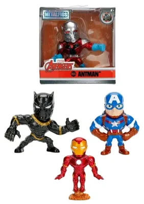 Image de Jada Avengers, figurines de 7 cm, assortiment de 4 modèles, multicolores, pour enfants, taille unique