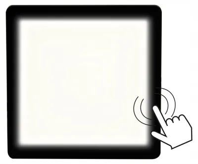 Image de Lampe LED Meuble Tactile Noir Smartt SLL04