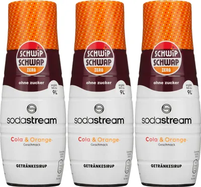 Zdjęcie produktu dla 3x Syrop do SodaStream Schwip Schwap Bez Cukru 440 ml