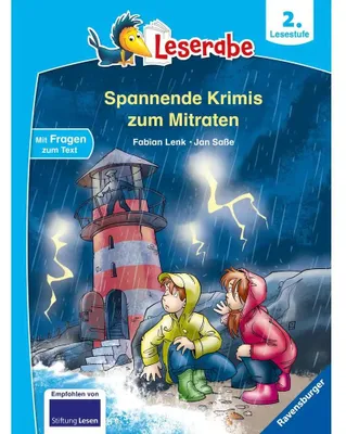 Produktbild von Ravensburger 46066 - Leserabe 2. Lesestufe Spannende Krimis zum Mitraten