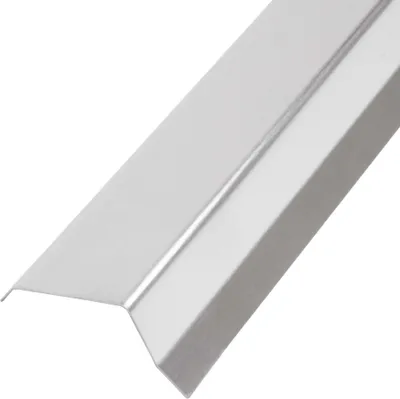 Produktbild von Daprona Attika Blech, Traufblech 2m, 35mm Silber Dacheindeckung aus Aluminium, geeignet für Attika, Ortgang, Traufbohle, Anwendbar für Flachdach und Steildach