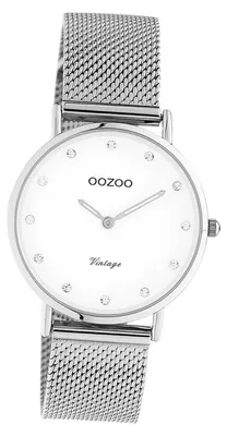 Produktbild von Oozoo Uniuhr Vintage Series C20240 silber Edelstahlarmband Quarz Analoguhr D3UOC20240