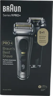 Produktbild von Braun Series 9 Pro+ 9515s, Metallisch, Tasten, Akku, Lithium-Ion (Li-Ion), Integrierte Batterie, 60 min