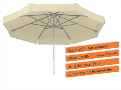 Produktbild von Schneider Sonnenschirm JUMBO 300/8 natur 108-02