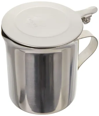 Vetscheider aus Edelstahl, 0,5 l, silber, Fischform