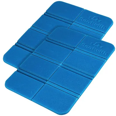 Productafbeelding van Set van 2 Outdoor Zitmatten - Opvouwbaar en Thermo-isolerend