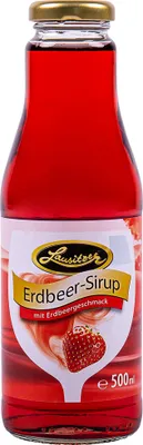 Produktbild von Lausitzer Erdbeer-Sirup 500ml