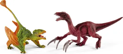 Produktbild von Schleich - Tierfiguren, Dimorphodon und Therizinosaurus, klein; 41425